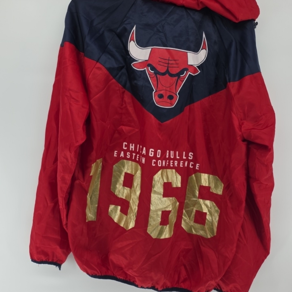 NBA Chicago Bulls Windbreaker Jacket Team USA Eastern Conference 1966  Large